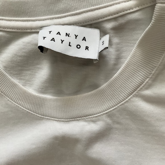 Tanya Taylor Parker gathered mixed media top size small - Picture 4 of 6